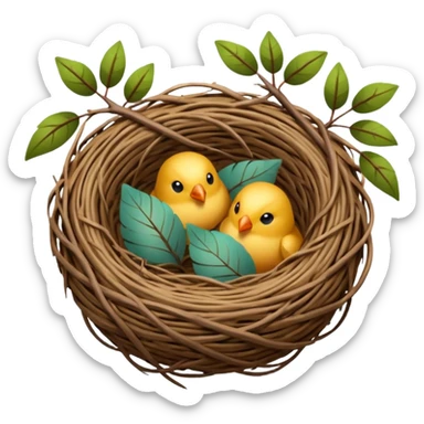 birdnest sticker