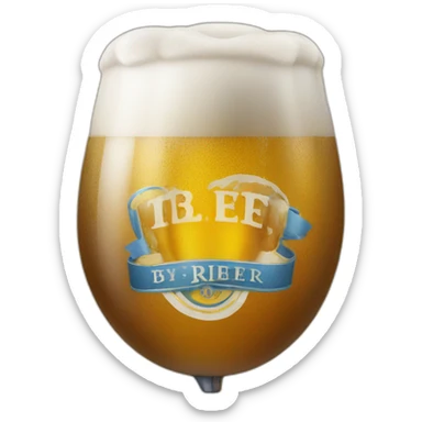 Bière ballon sticker