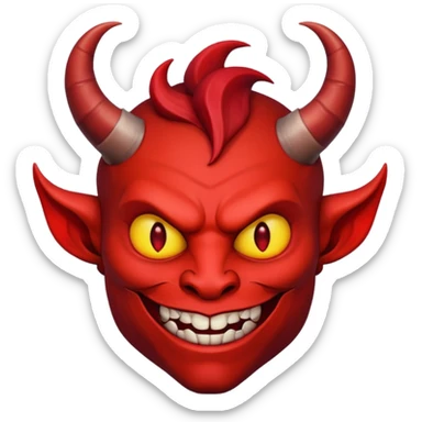 The devil sticker