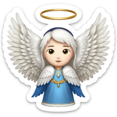 un animal ange de mongolie sticker