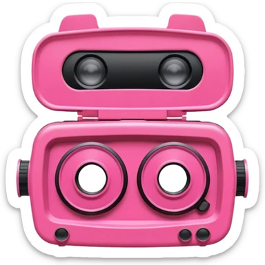 pinke viewmaster sticker