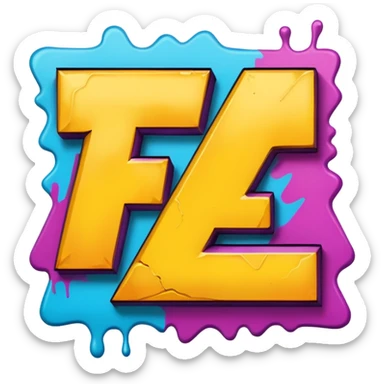 Граффити надпись: 72 sticker