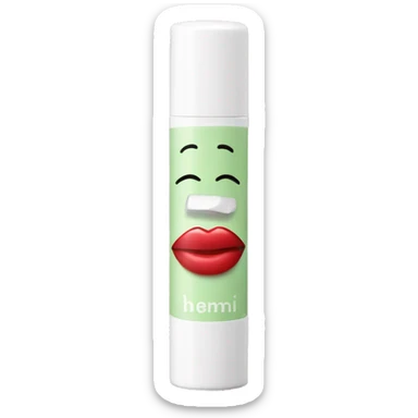 lip balm with label sticker