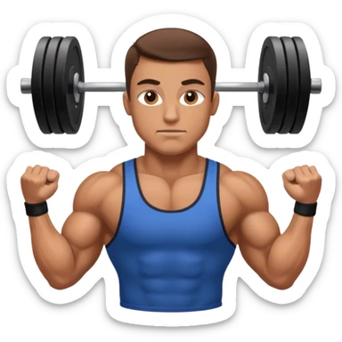 weightlifter sticker
