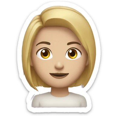 cara de susto y risa sticker