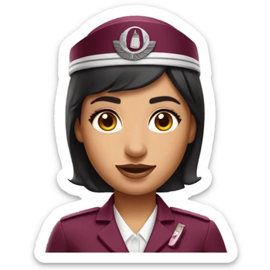 Qatar airways cabin crew sticker