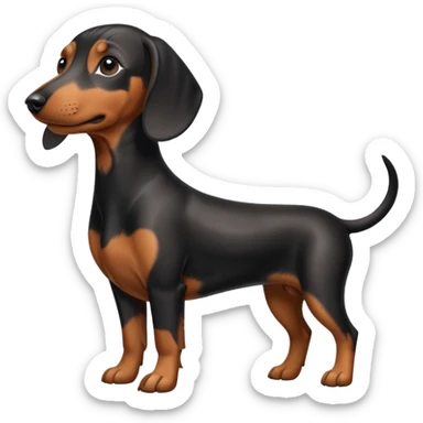 teckel arlequim sticker