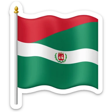 Bandera de Andalucía emoticono  sticker