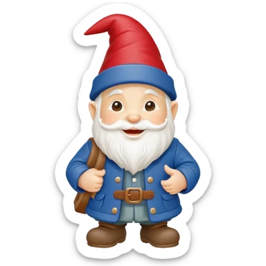 nain de jardin sticker