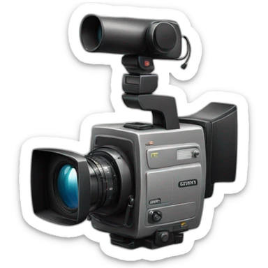 cinema camera sticker