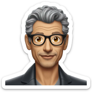 jeff goldblum sticker