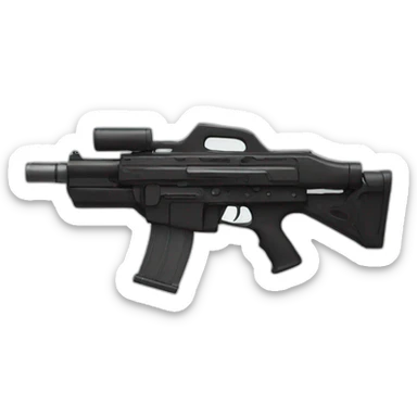 Black blaster sticker