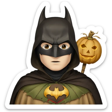 batman scarecrow sticker