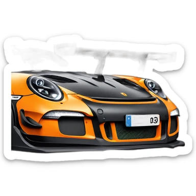Porche gt3 rs sticker