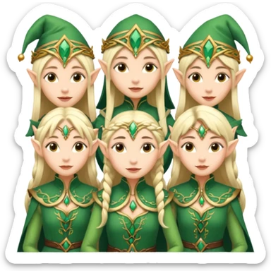 Unas duendes sticker