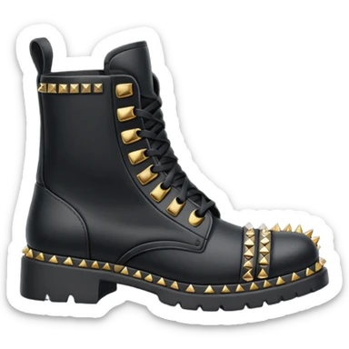 Punk boots sticker