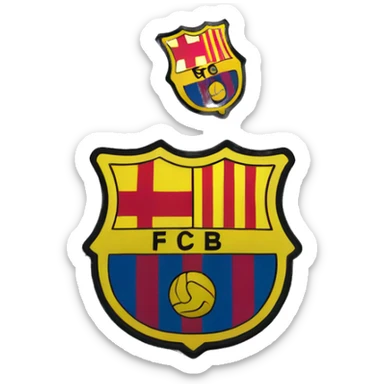 Escudo barça sticker