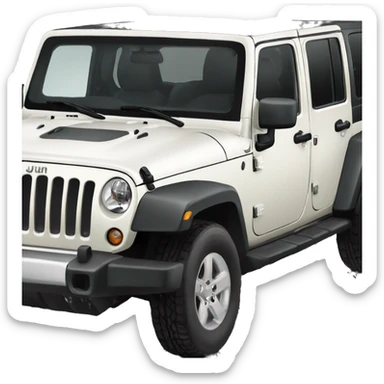 4 door jeep wrangler  sticker