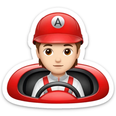Jeune permis le A de jeune conducteur genre le petit rond blanc et rouge comme ceux que l’on peut retrouver sur les voitures des jeunes permis  sticker