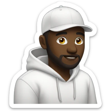 Damso avec la peau blanche sticker