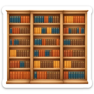 bookshelves sticker