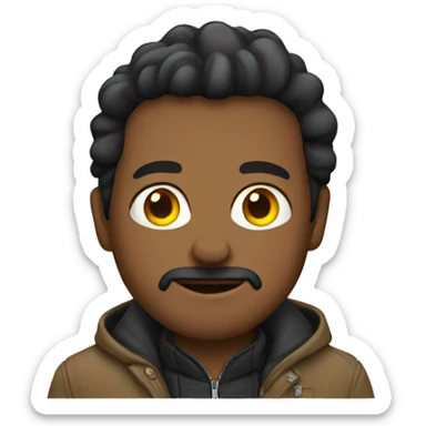 Begal wearing jacket sticker