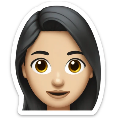 Fan-girl F1 McLaren with black hair sticker