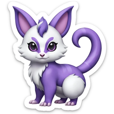 Shiny Furret-Absol-Noibat-Hybrid (Full body) sticker