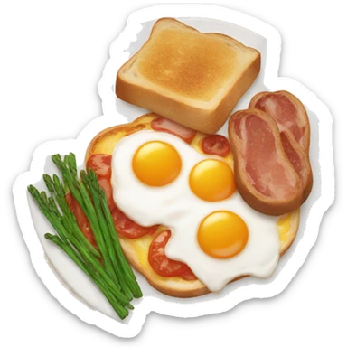 English breakfast  sticker