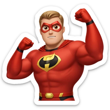 Mr. Incredible from The Incredibles Movie sticker