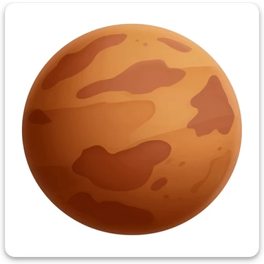 Mars (the planet, not the surface, without the space)) sticker