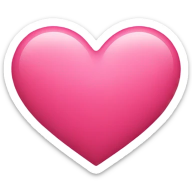 Pink heart  sticker
