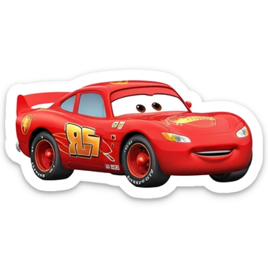 flash mcqueen sticker
