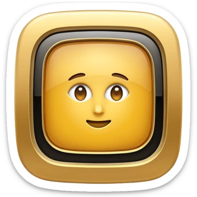 Create an emoji in which it is representing an app like YouTube professional logo of this app but don't make it like YouTube this app name as :- InSights TV don't make it very very sick like making a TV don't make that make it very professional and luxury look sticker