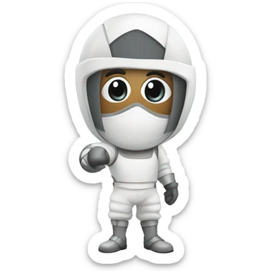 fencing equipment sticker