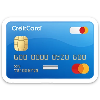 credit card sticker