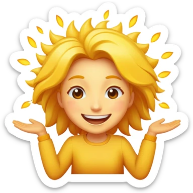 happiness so joyful you explode sticker