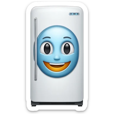 funny fridge emoji sticker