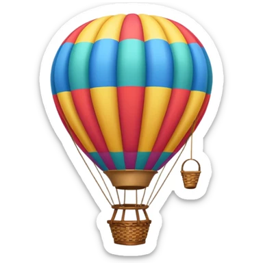 balloon travel  sticker