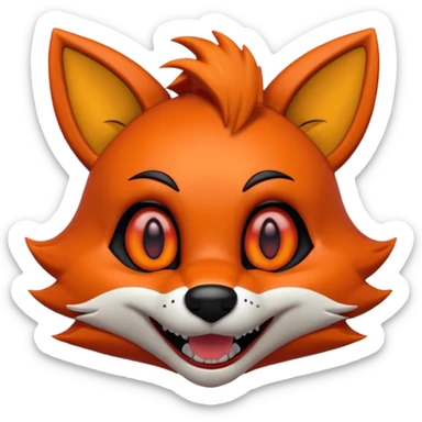 FNAF FOX'ta sticker