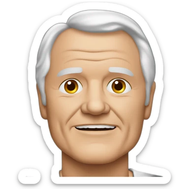 anthony-hopkins cartoon wearing henley sticker