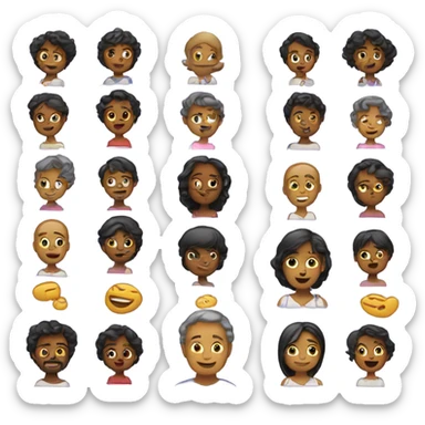 7 emojis coquettes sticker