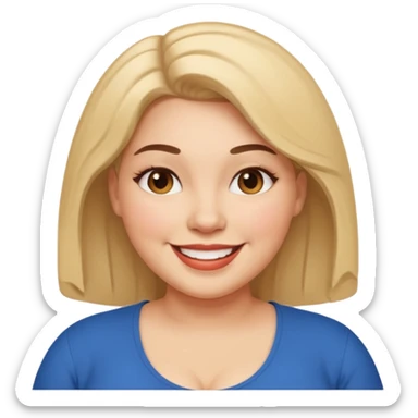 Proibido mulher obesa sticker