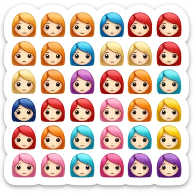 Chibi stickers sticker