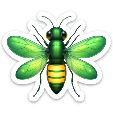 une luciole bien lumineusz sticker