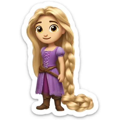 Rapunzel sticker