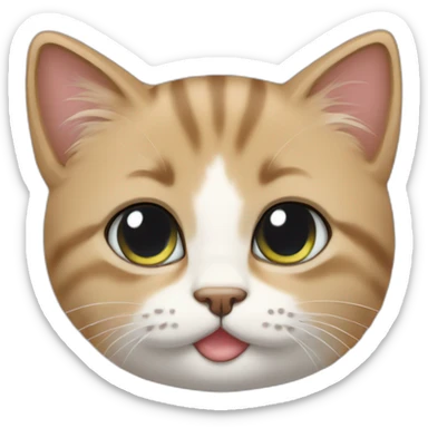 chaton qui pleure sticker