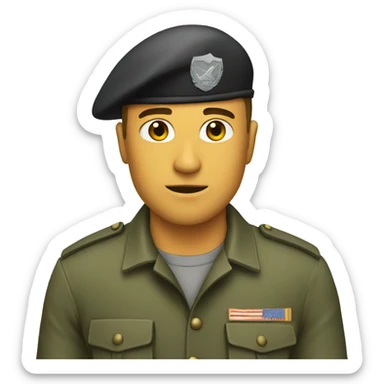 soldier coup sticker