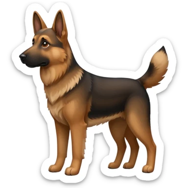 German Shepard sticker