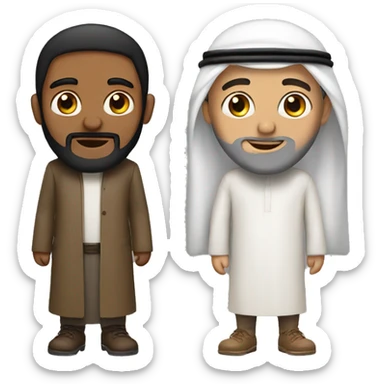 Arab and Israeli sticker